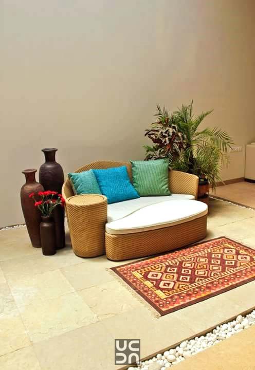 Lovely living room area by Amrita Rajput Living-room Modern | Interior Design Photos & Ideas