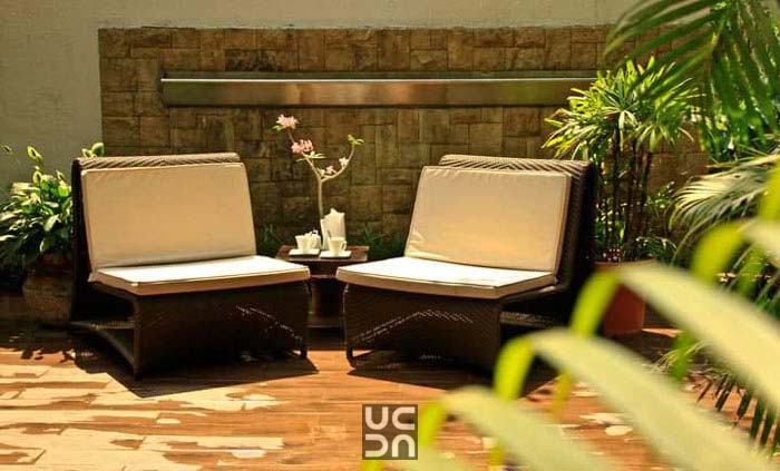 Beautiful seating in veranda by Amrita Rajput Open-spaces Contemporary | Interior Design Photos & Ideas