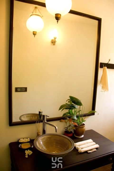Bathroom area creatively built by Amrita Rajput Bathroom Modern | Interior Design Photos & Ideas