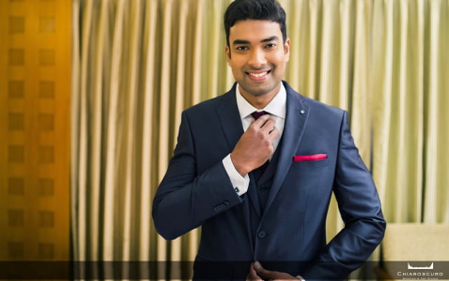 The groom is all set for his special day by Chiaroscuro Wedding and Art Studio Wedding-photography | Weddings Photos & Ideas