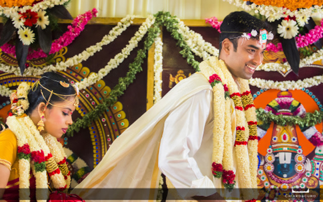 The happy groom leading the bride by Chiaroscuro Wedding and Art Studio Wedding-photography | Weddings Photos & Ideas