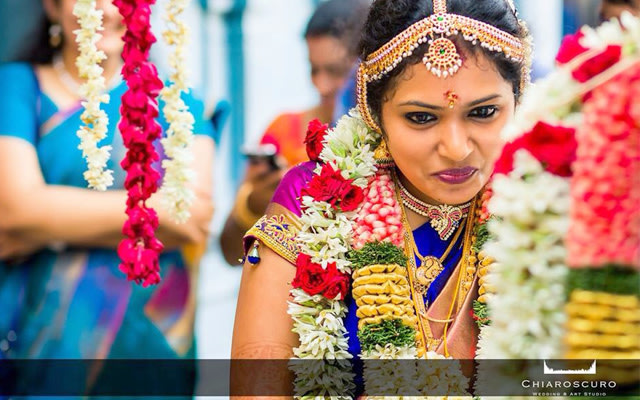 A quirky expression by the beautiful bride by Chiaroscuro Wedding and Art Studio Wedding-photography | Weddings Photos & Ideas