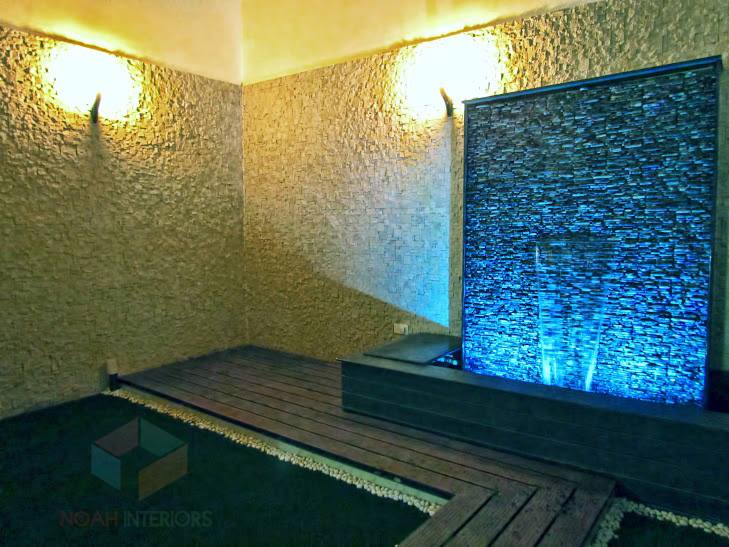 3D image of waterfall by Noah Interiors Indoor-spaces Modern | Interior Design Photos & Ideas