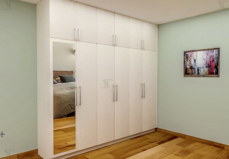 Bedroom with wooden flooring by Noah Interiors Bedroom Modern | Interior Design Photos & Ideas