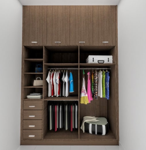 wardrobe in bedroom by Noah Interiors Bedroom Contemporary | Interior Design Photos & Ideas