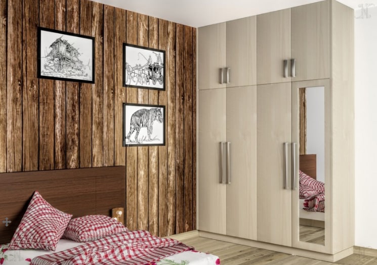 Bedroom with wooden floor by Noah Interiors Bedroom Modern | Interior Design Photos & Ideas