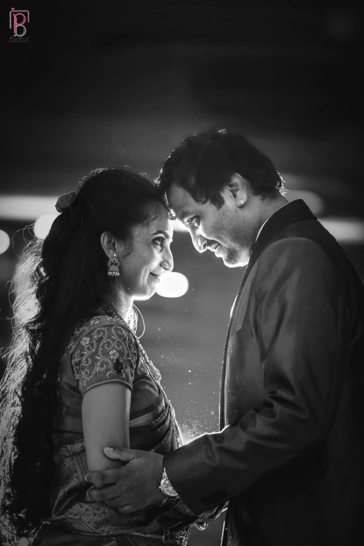 Romantic Bride and Groom Pose by Priya Banik Photography Wedding-photography | Weddings Photos & Ideas
