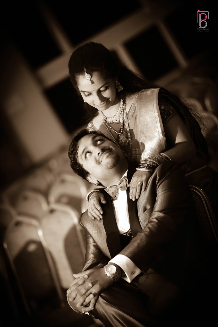 Romantic Bride and Groom Pose by Priya Banik Photography Wedding-photography | Weddings Photos & Ideas