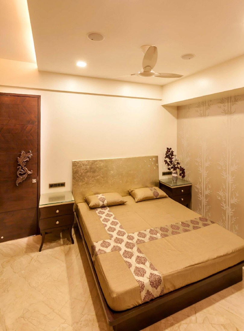Modern bedroom with marble flooring by Five Elements Bedroom Modern | Interior Design Photos & Ideas