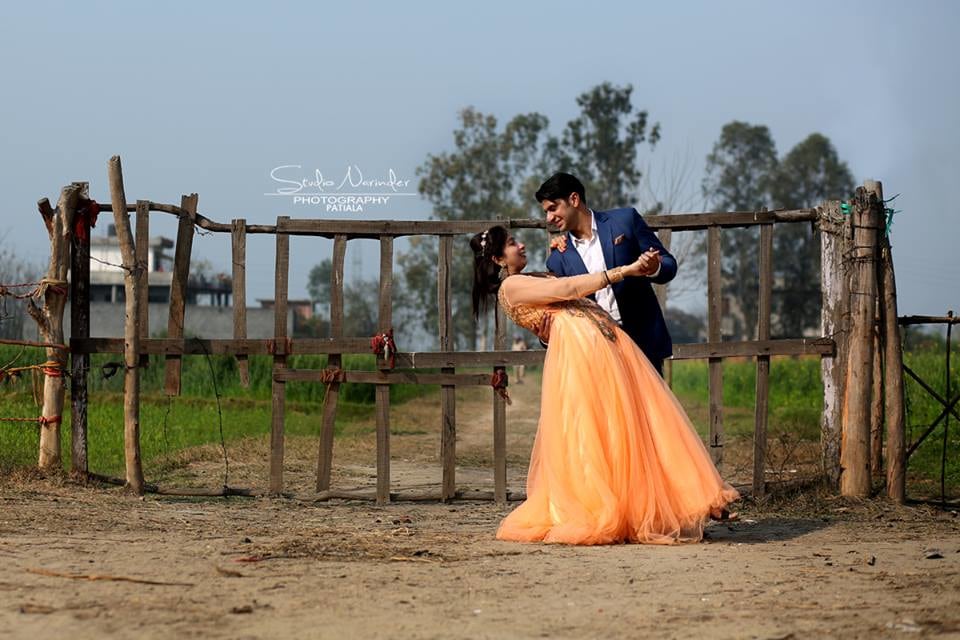 The Bollywood Style Pre-Weding Shoot In Fields by Sourab Sharma Wedding-photography | Weddings Photos & Ideas
