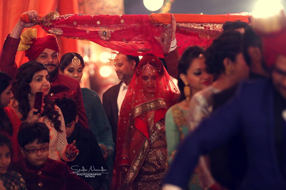 Gorgeous Bride In Her Conventional Wedding Attire Walking Down The Aisle by Sourab Sharma Wedding-photography | Weddings Photos & Ideas
