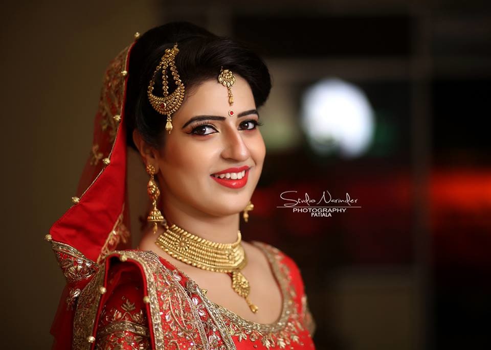 Light And Natural Bridal Makeup With Bold Lips For A Flawless Bridal Look by Sourab Sharma Wedding-photography | Weddings Photos & Ideas