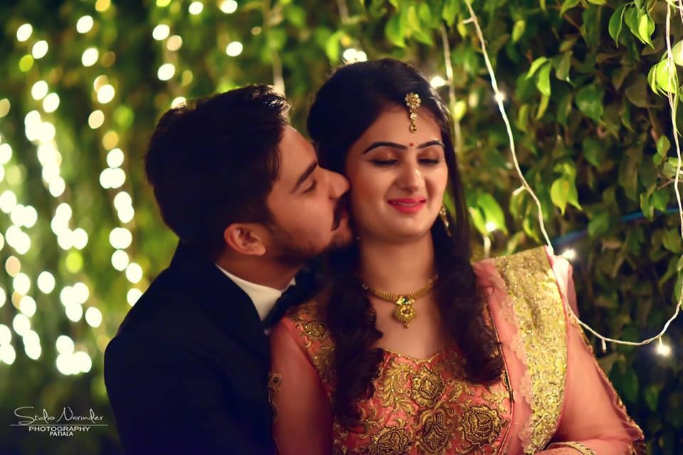 A Romantic Engagement Shoot Withb Stellar Lights In Background by Sourab Sharma Wedding-photography | Weddings Photos & Ideas