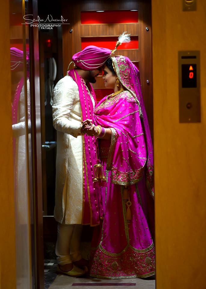 Romantic Wedding Shoot In Conventional Punjabi Wedding Attire by Sourab Sharma Wedding-photography | Weddings Photos & Ideas