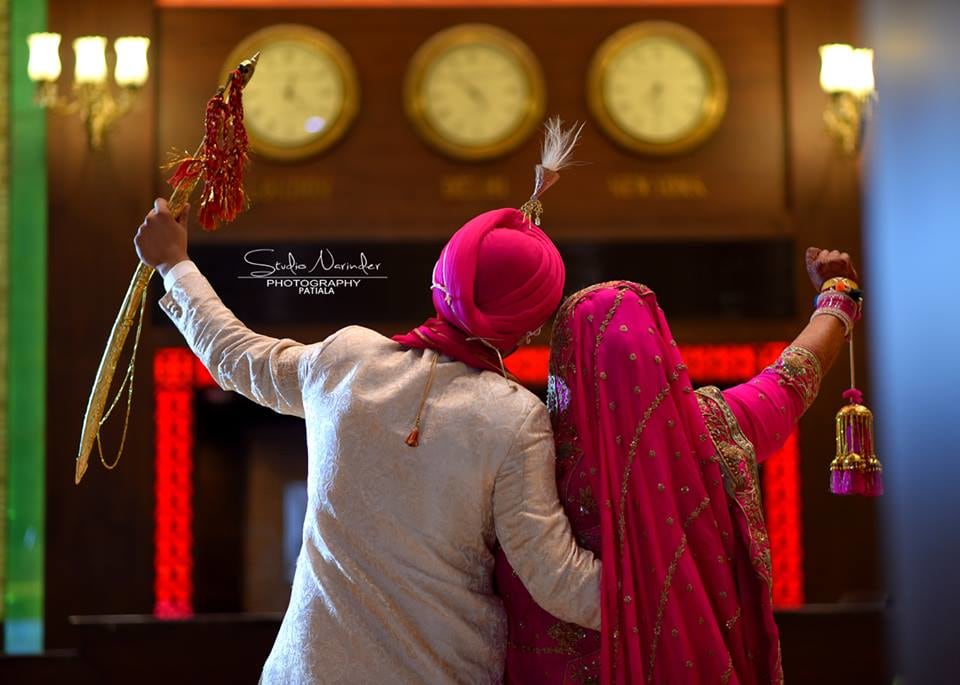 Back Shot Of Sikh Bridegroom Striking A Pose For Wedding Shoot by Sourab Sharma Wedding-photography | Weddings Photos & Ideas