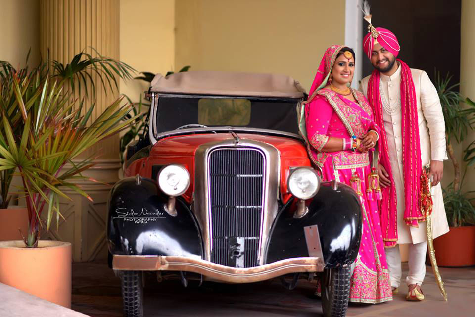 Royal Sikh Wedding Shoot With A Vintage Car by Sourab Sharma Wedding-photography | Weddings Photos & Ideas