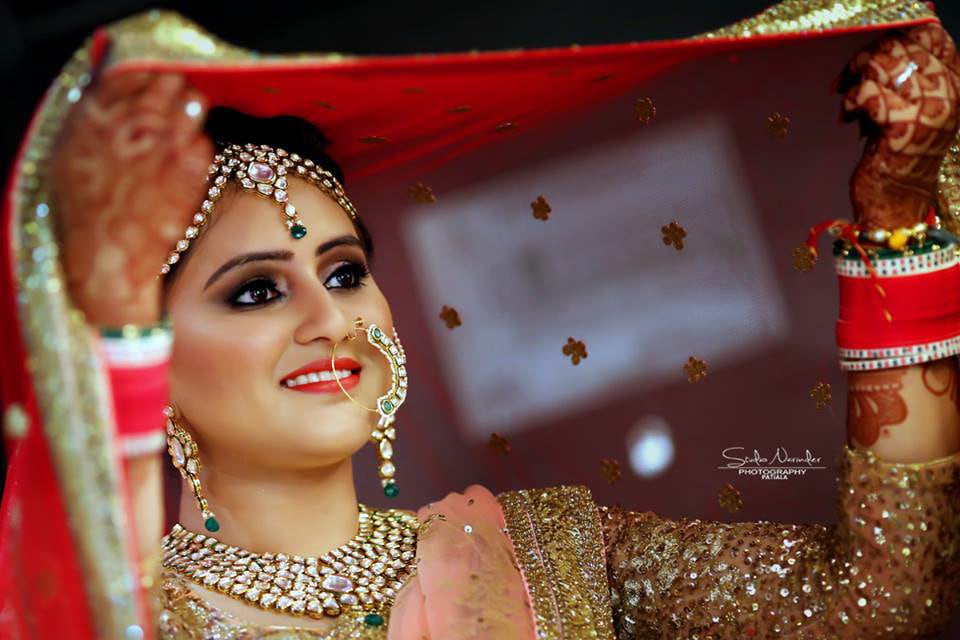 Light And Natural Bridal Makeup With Bold Lips For A Splendid Bridal Look by Sourab Sharma Wedding-photography | Weddings Photos & Ideas