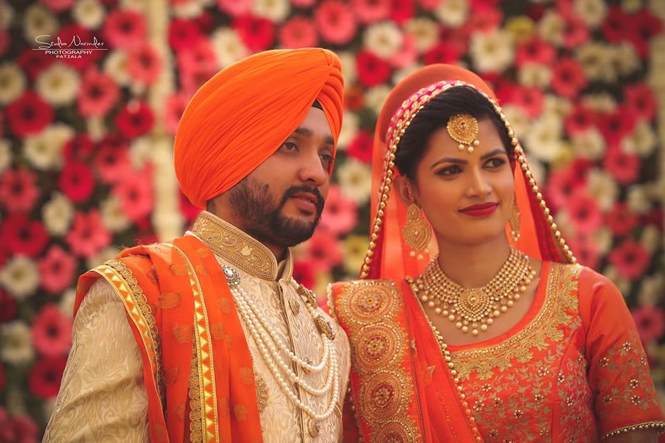 Golden High-Collared Sherwani With Citrus Orange Turban by Sourab Sharma Wedding-photography Groom-wear-and-accessories | Weddings Photos & Ideas
