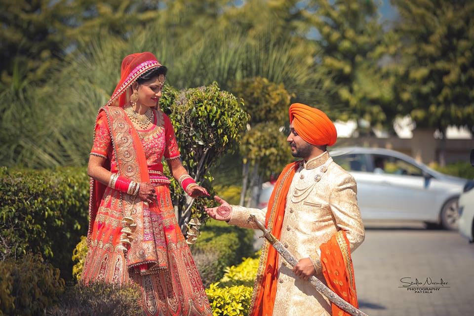 Wedding Shoot For Sikh Bride And Groom In A Lush Green Garden by Sourab Sharma Wedding-photography | Weddings Photos & Ideas
