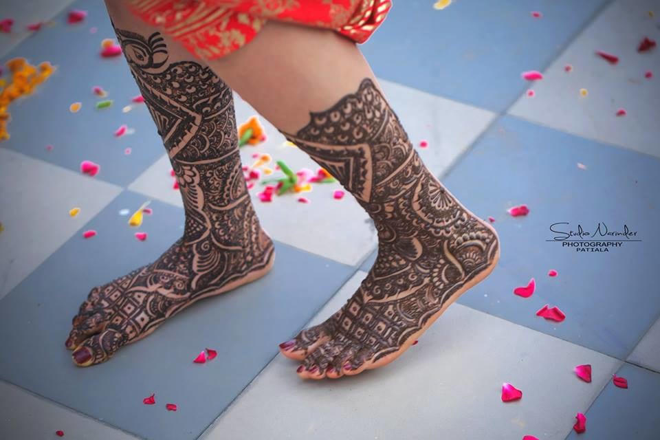 Mehendi Impressioned Feet by Sourab Sharma Bridal-mehendi | Weddings Photos & Ideas