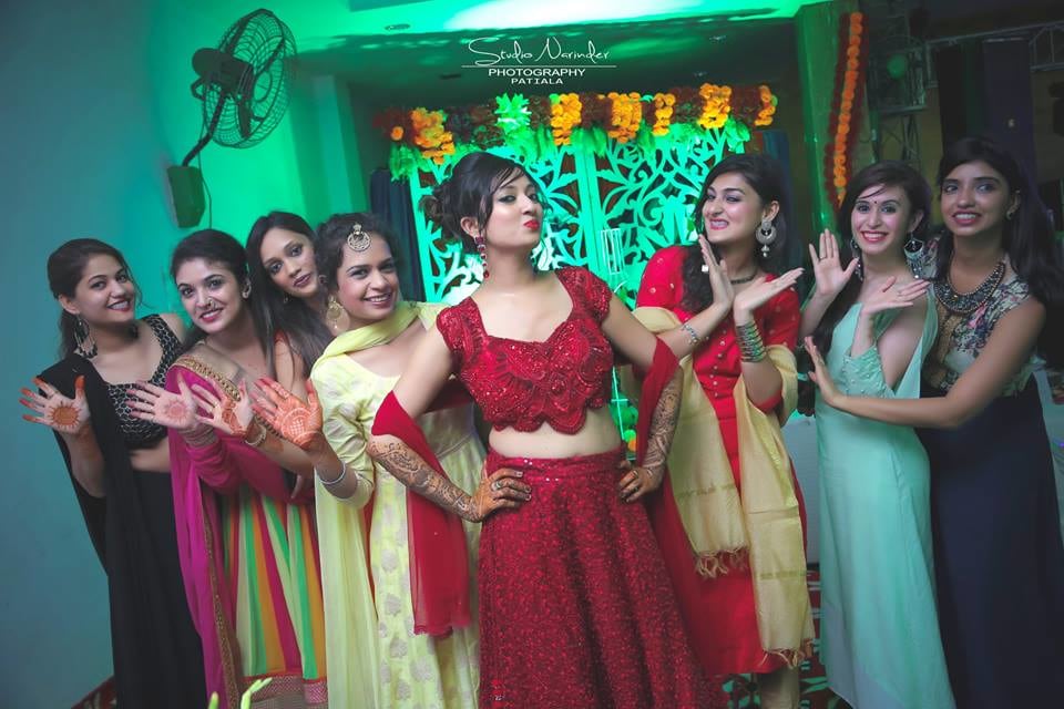 Red Intricate Self Print Lehenga With Matching Designer Blouse by Sourab Sharma Wedding-photography Wedding-dresses | Weddings Photos & Ideas