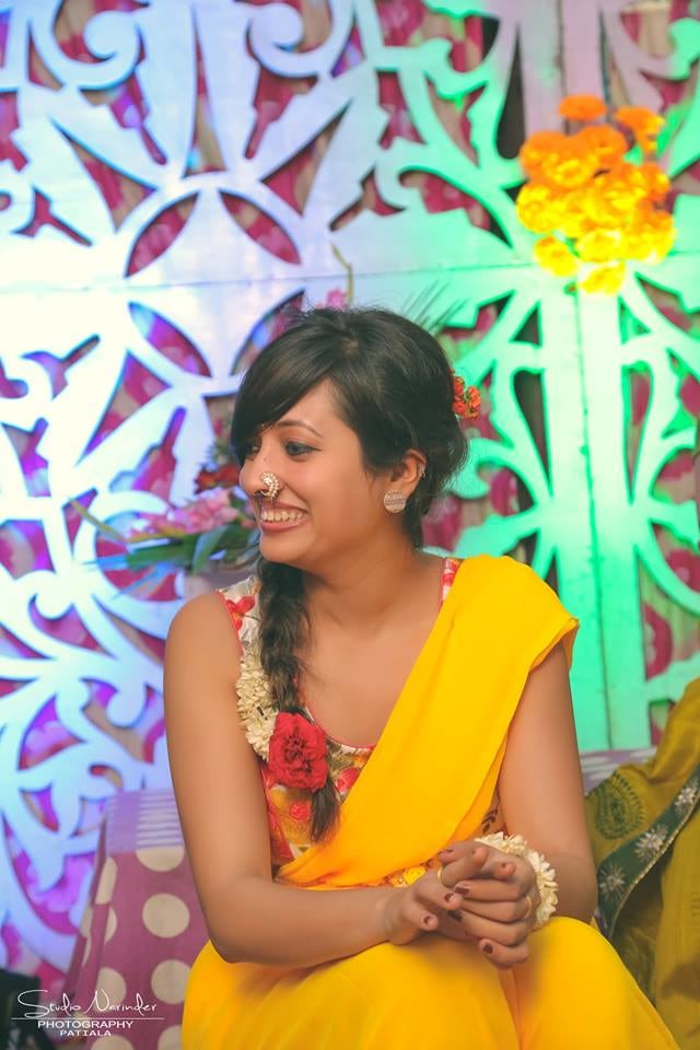 Side Braids With Red And Flowers In Hair by Sourab Sharma Wedding-photography Wedding-hairstyles | Weddings Photos & Ideas