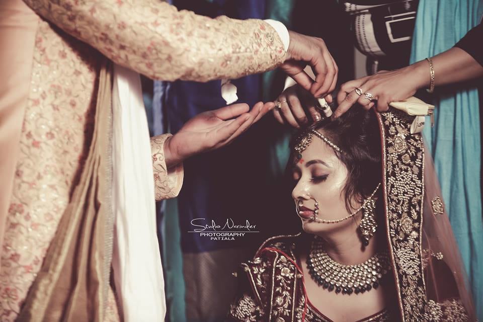 Candid Shot of Bride Getting Ready by Sourab Sharma Wedding-photography | Weddings Photos & Ideas