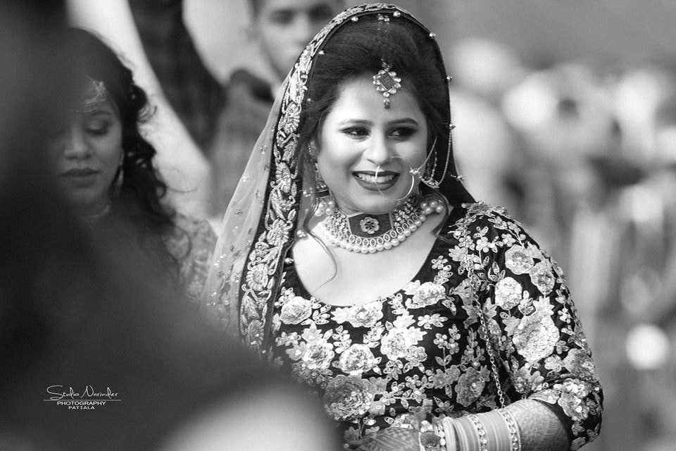 Black And White Shot Of Enchanting Bride by Sourab Sharma Wedding-photography | Weddings Photos & Ideas