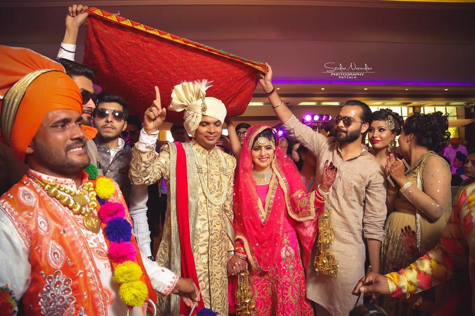 Candidn Shot Of Punjabi Bridegroom In Their Conventional Punjabi Outfits by Sourab Sharma Wedding-photography | Weddings Photos & Ideas