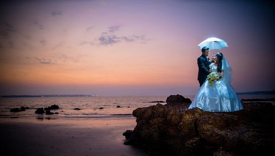 A Fairy Wedding Photoshoot On The Beach Side by Terence Savio Pimenta Wedding-photography | Weddings Photos & Ideas