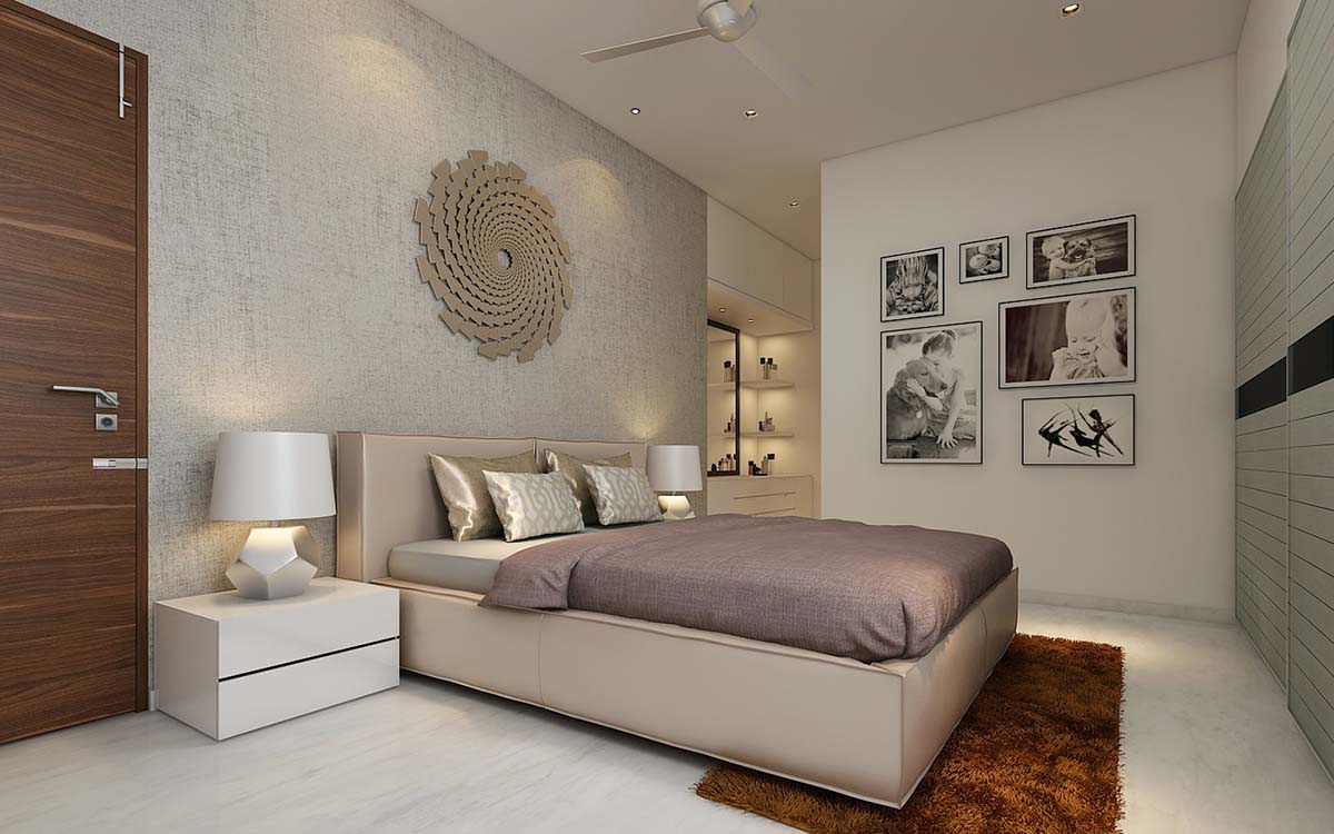 Modern Bedroom! by Synergy Ash Architects Bedroom | Interior Design Photos & Ideas