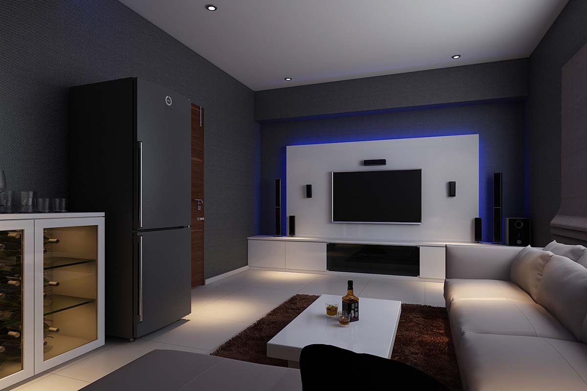 A modern living room! by Synergy Ash Architects Living-room | Interior Design Photos & Ideas