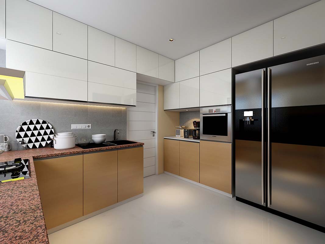 Modern Modular kitchen! by Synergy Ash Architects Modular-kitchen | Interior Design Photos & Ideas