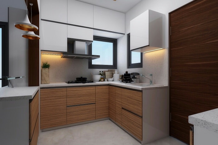 Modular Simple Kitchen! by Synergy Ash Architects Modular-kitchen | Interior Design Photos & Ideas