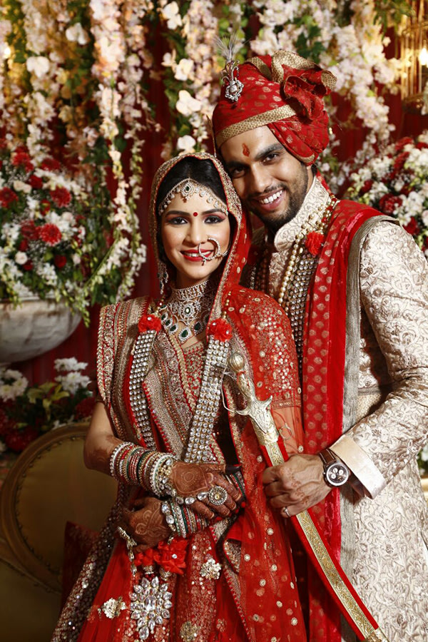Cute wedding day couple by pankaj Bhatia Wedding-photography | Weddings Photos & Ideas