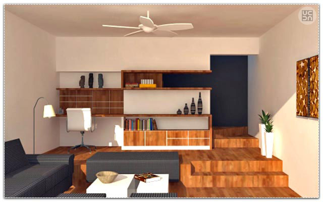A contemporary living room! by Solid Bare Architecture Studio Living-room | Interior Design Photos & Ideas
