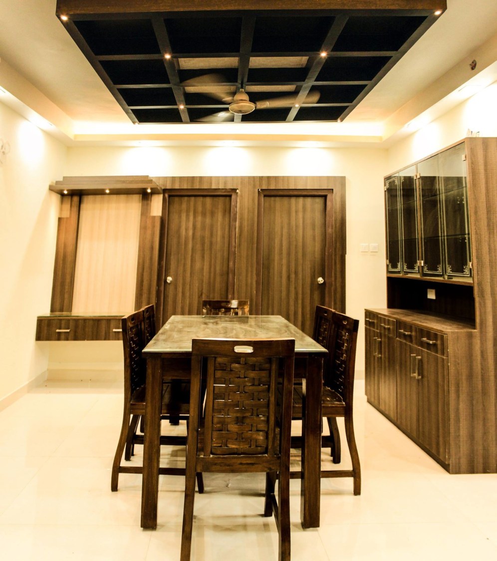 Minimal dining area by Studio Madras Architects