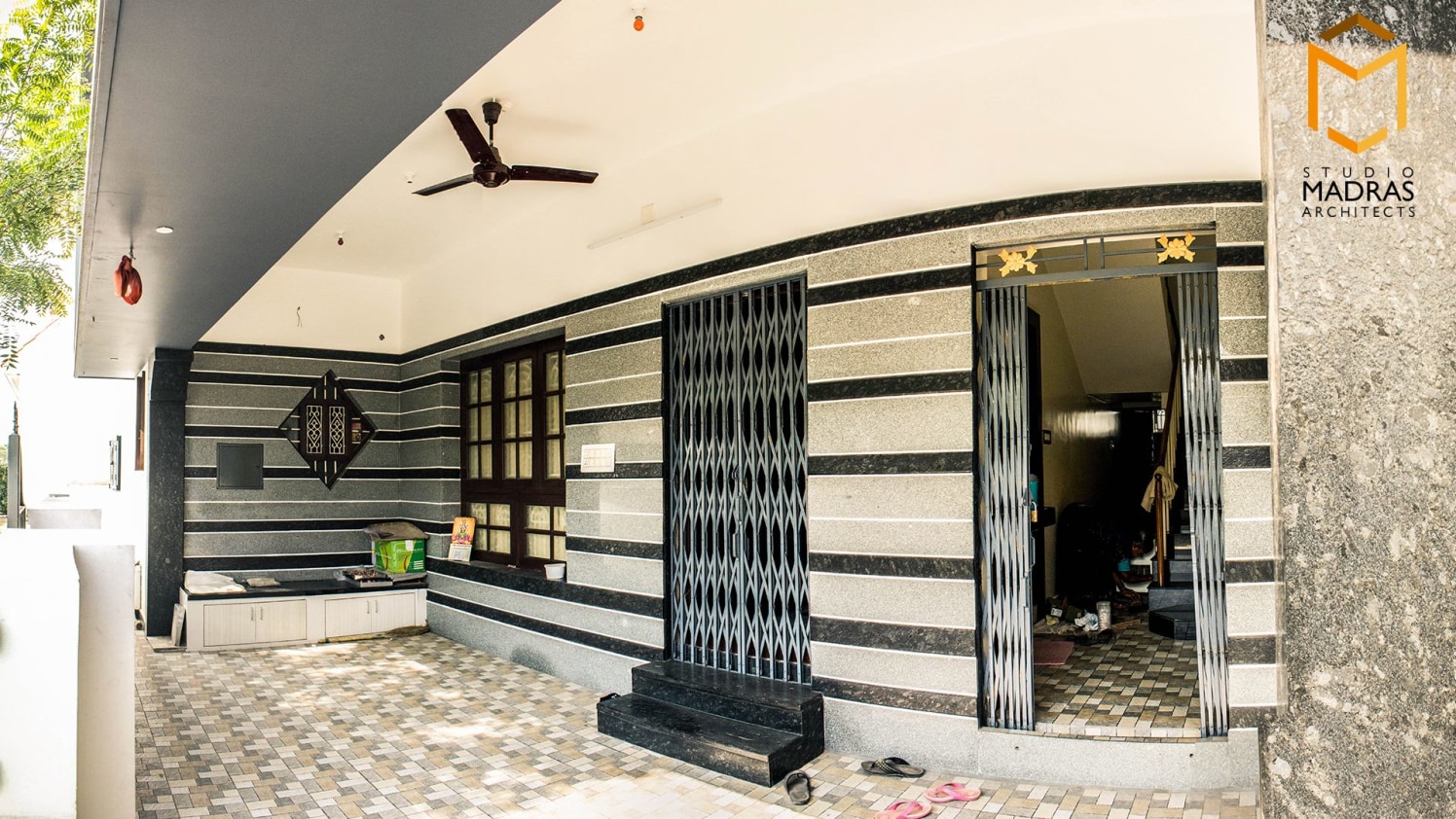 A simple entrance by Studio Madras Architects