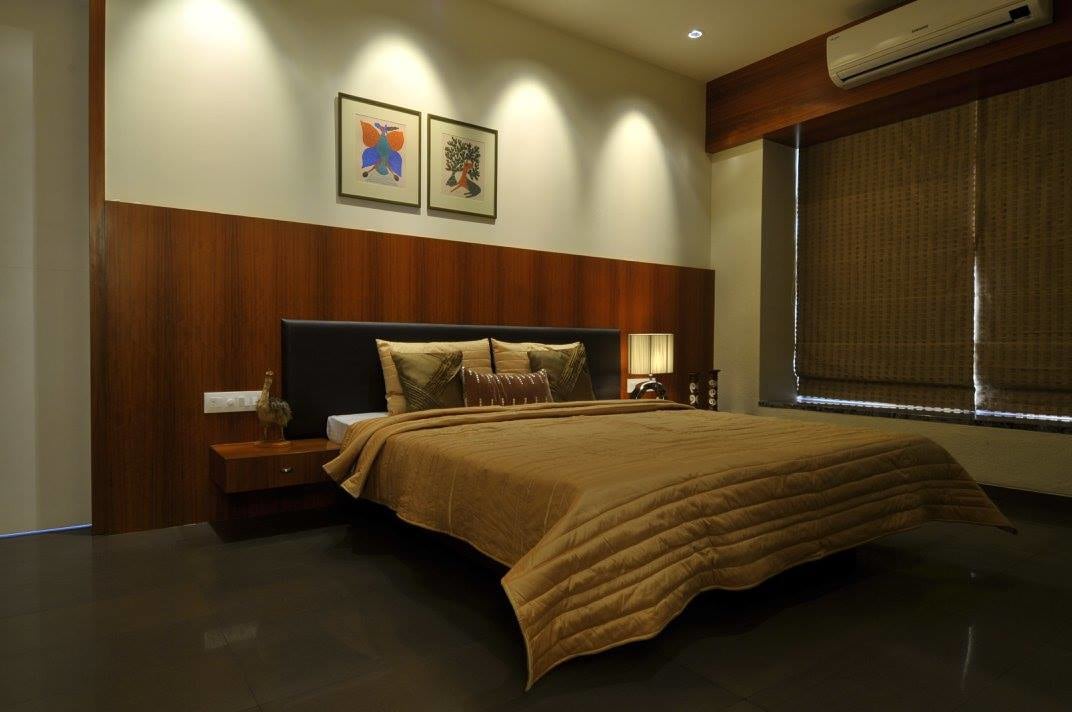 Contemporary bedroom with marble flooring by Midas Dezign - The Golden Touch Bedroom Contemporary | Interior Design Photos & Ideas