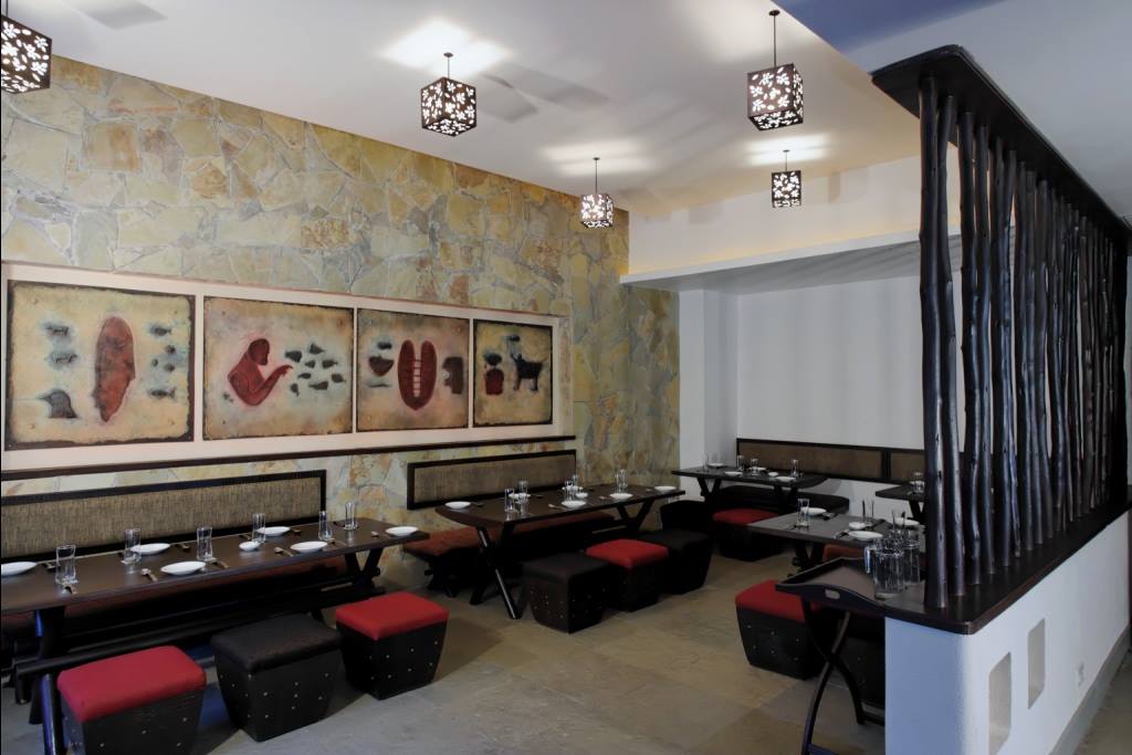 Modern restaurant with wooden flooring by Midas Dezign - The Golden Touch Modern | Interior Design Photos & Ideas