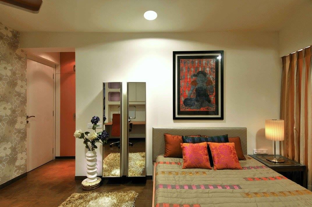 Contemporary bedroom with wooden flooring by Midas Dezign - The Golden Touch Bedroom Contemporary | Interior Design Photos & Ideas