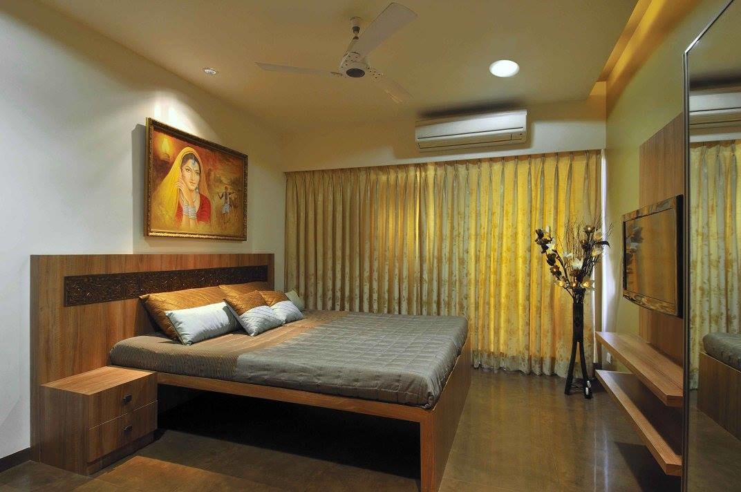 Bedroom with wooden flooring by Midas Dezign - The Golden Touch Bedroom Contemporary | Interior Design Photos & Ideas