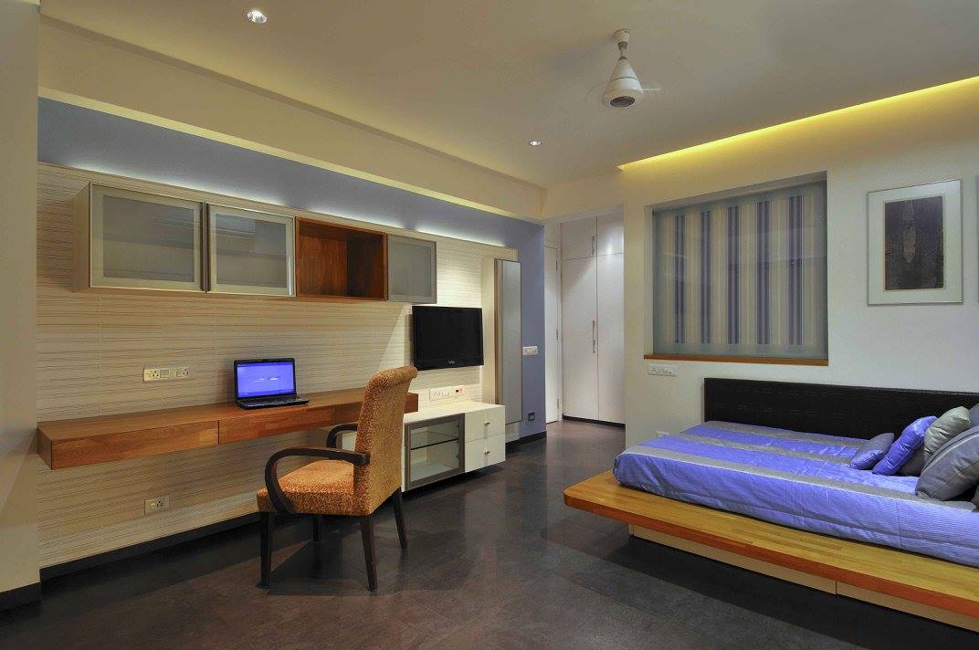 Modern bedroom with marble flooring by Midas Dezign - The Golden Touch Bedroom Modern | Interior Design Photos & Ideas