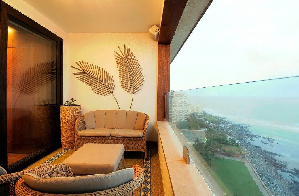 Contemporary balcony view by Midas Dezign - The Golden Touch Open-spaces Contemporary | Interior Design Photos & Ideas