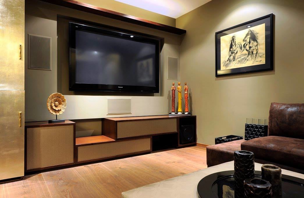 Contemporary living room with tv unit by Midas Dezign - The Golden Touch Living-room Contemporary | Interior Design Photos & Ideas