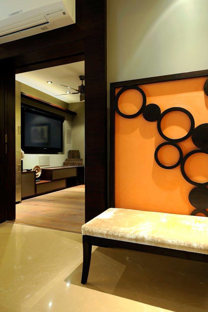 hallway with marble flooring by Midas Dezign - The Golden Touch Indoor-spaces Modern | Interior Design Photos & Ideas