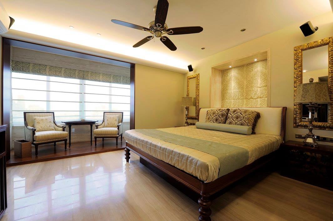 Contemporary master bedroom by Midas Dezign - The Golden Touch Bedroom Contemporary | Interior Design Photos & Ideas