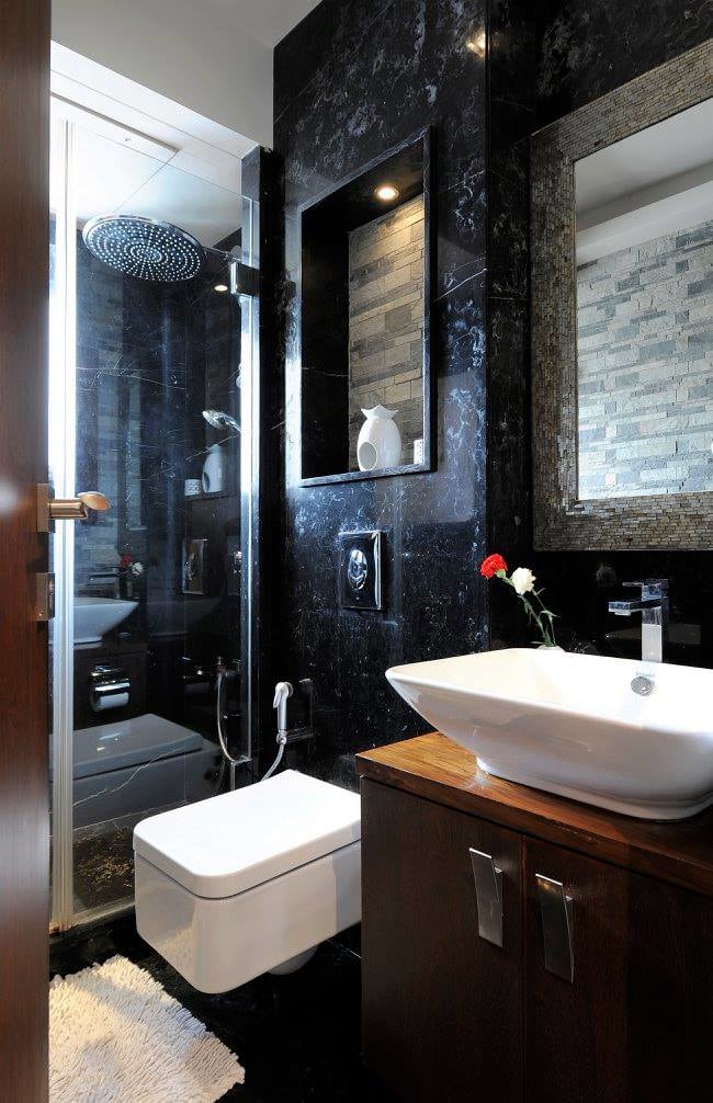 Modern bathroom with fittings and cabinets by Midas Dezign - The Golden Touch Bathroom Modern | Interior Design Photos & Ideas