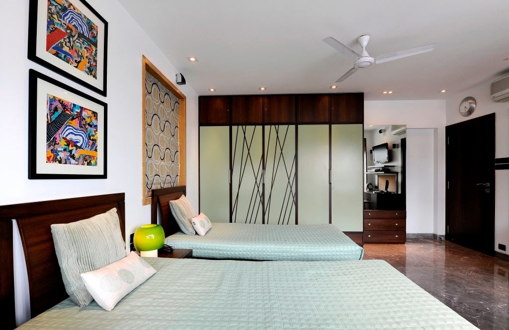 Single bed guest bedroom by Midas Dezign - The Golden Touch Bedroom Contemporary | Interior Design Photos & Ideas