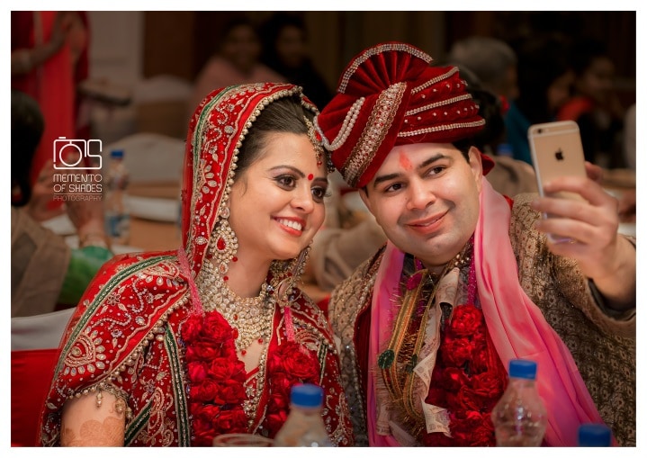 Wedding day couple selfie by Memento of Shades Photography Wedding-photography | Weddings Photos & Ideas